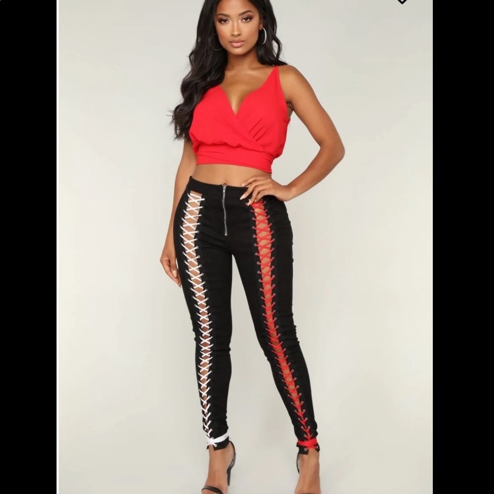 2 tone pants